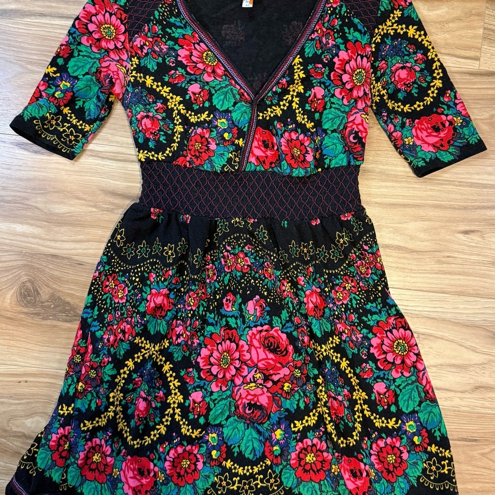 Free People Women’s Small Floral Boho Dress - Picture 5 of 7